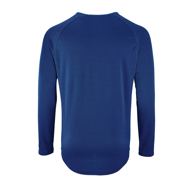 Royal Blue - Lifestyle - SOLS Mens Sporty Long Sleeve Performance T-Shirt