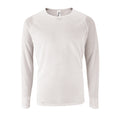 White - Front - SOLS Mens Sporty Long Sleeve Performance T-Shirt