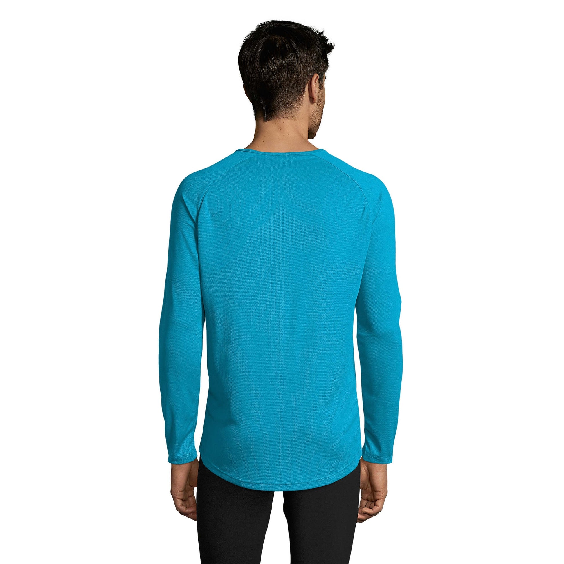 Aqua - Lifestyle - SOLS Mens Sporty Long Sleeve Performance T-Shirt