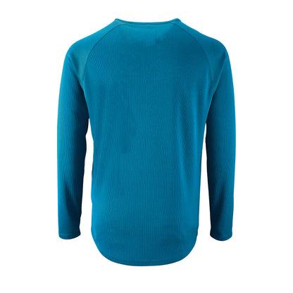 Aqua - Pack Shot - SOLS Mens Sporty Long Sleeve Performance T-Shirt
