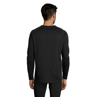 Black - Lifestyle - SOLS Mens Sporty Long Sleeve Performance T-Shirt