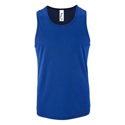 Royal Blue - Front - SOLS Mens Performance Tank Top