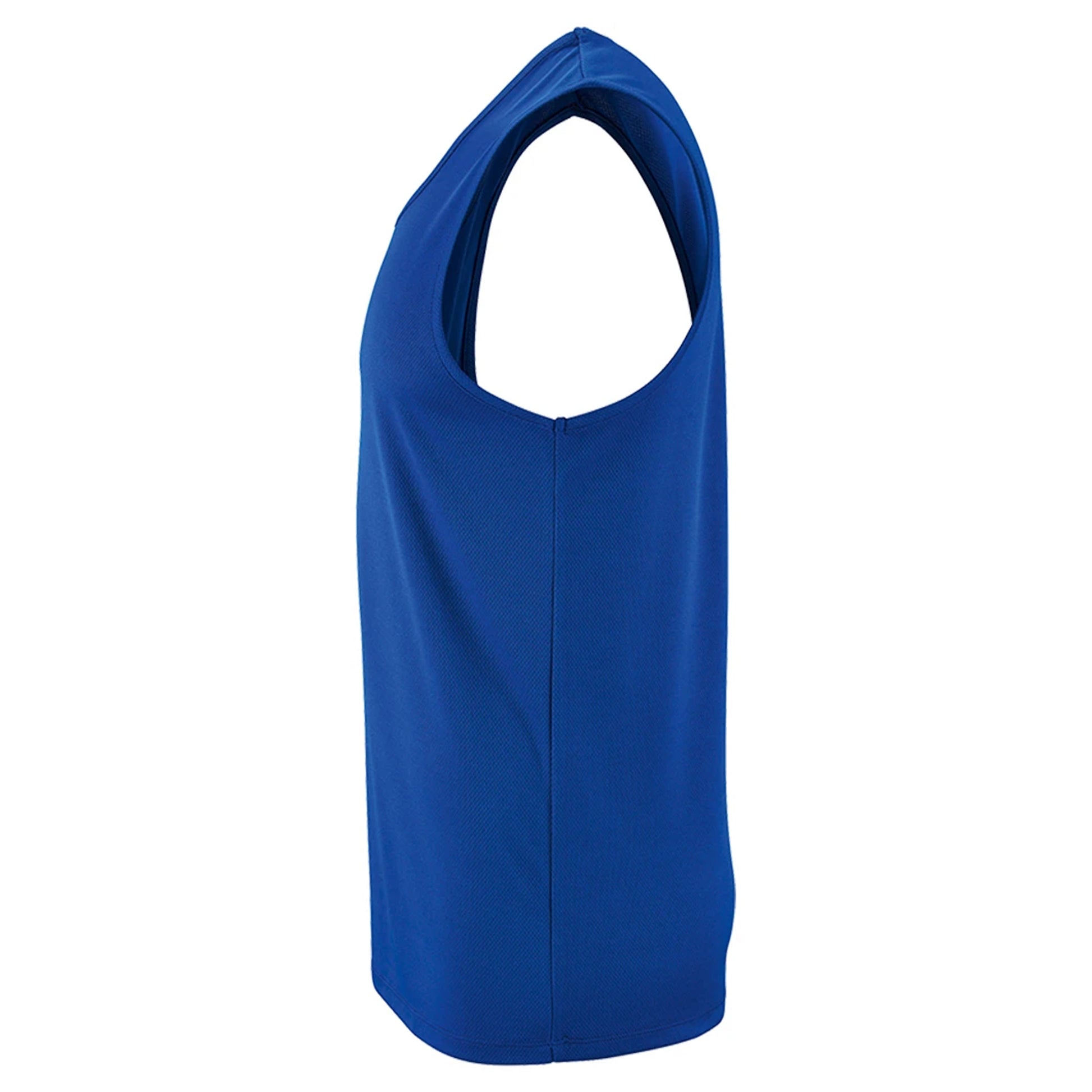 Royal Blue - Side - SOLS Mens Performance Tank Top