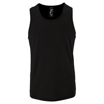 Black - Front - SOLS Mens Performance Tank Top