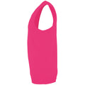 Neon Pink - Side - SOLS Mens Performance Tank Top