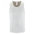White - Front - SOLS Mens Performance Tank Top