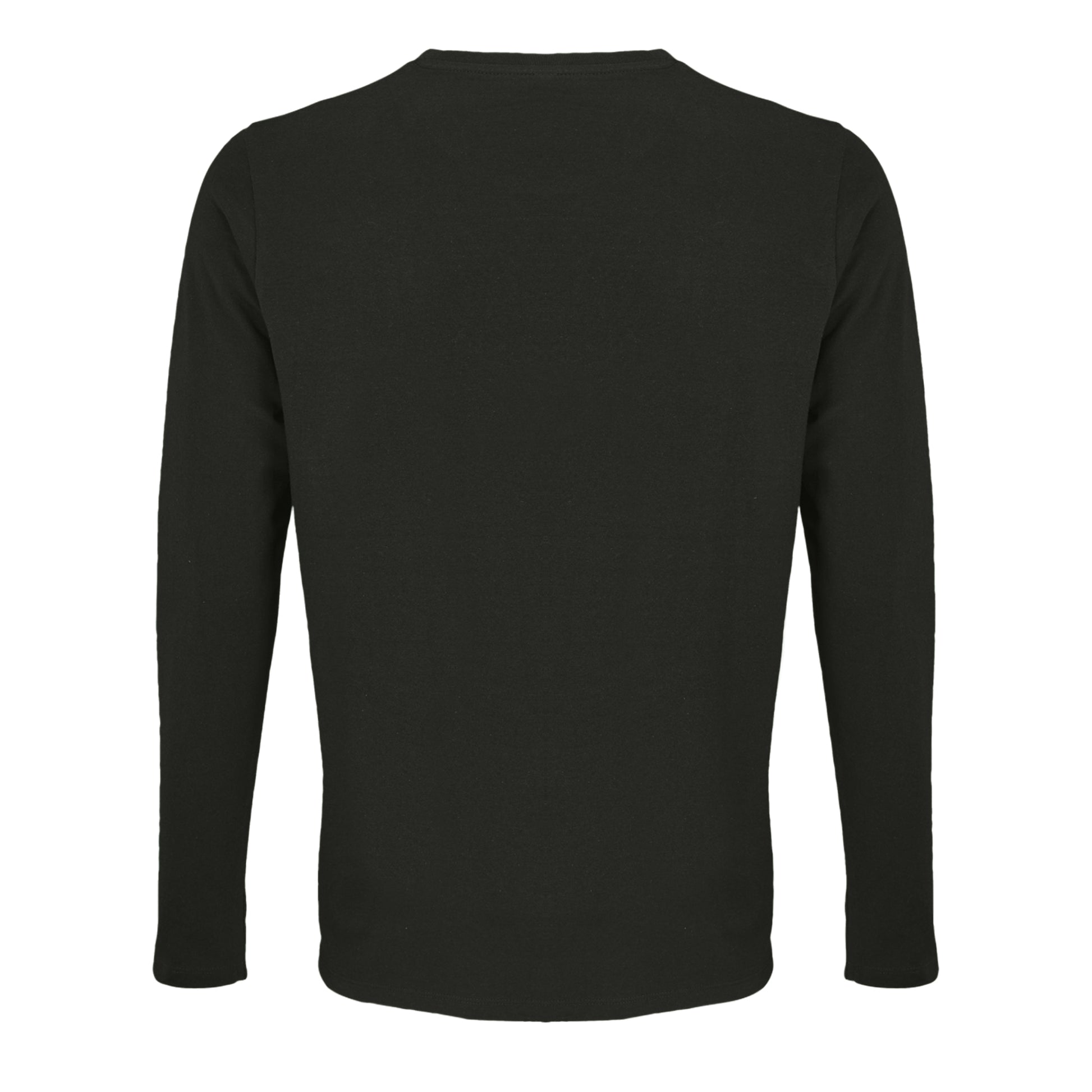 Deep Black - Pack Shot - SOLS Mens Imperial Long Sleeve T-Shirt