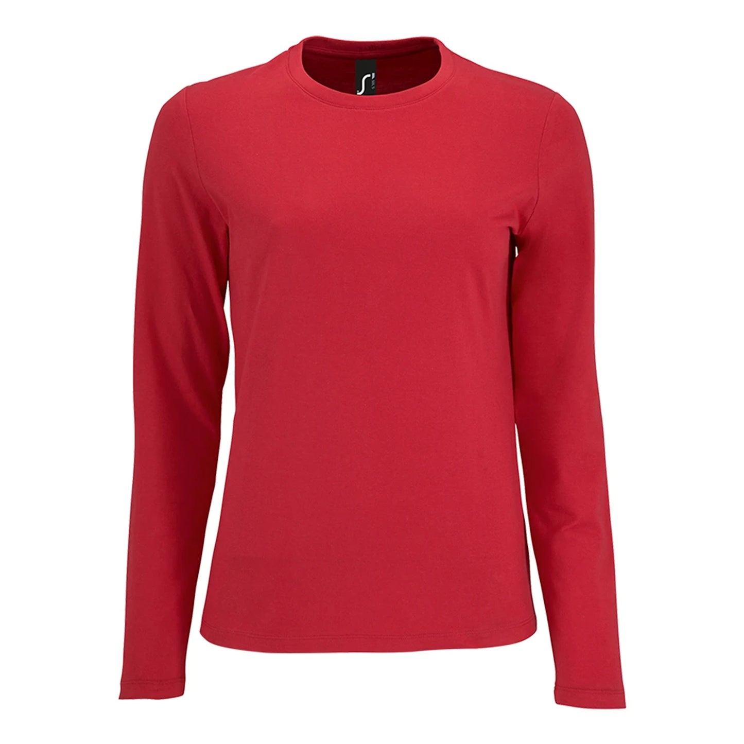 Red - Front - SOLS Womens-Ladies Imperial Long Sleeve T-Shirt