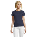 French Navy - Back - SOLS Womens-Ladies Imperial Fit Short Sleeve T-Shirt