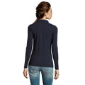 French Navy - Lifestyle - SOLS Womens-Ladies Perfect Long Sleeve Pique Polo Shirt