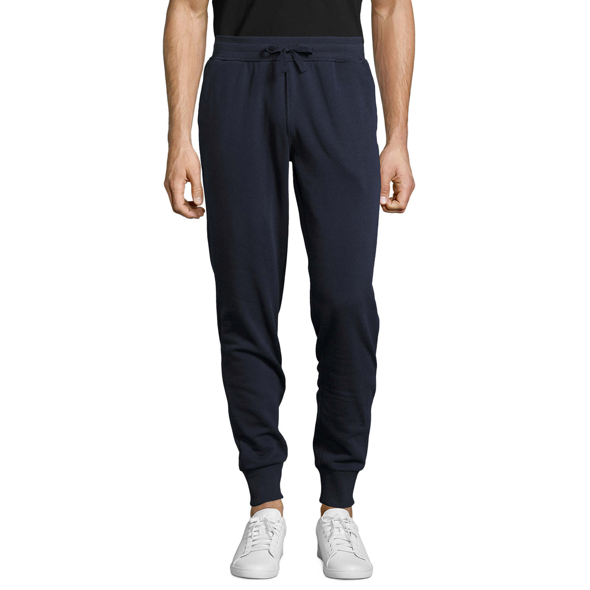 French Navy - Back - SOLS Mens Jake Slim Fit Jogging Bottoms