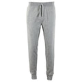 Grey Marl - Front - SOLS Mens Jake Slim Fit Jogging Bottoms