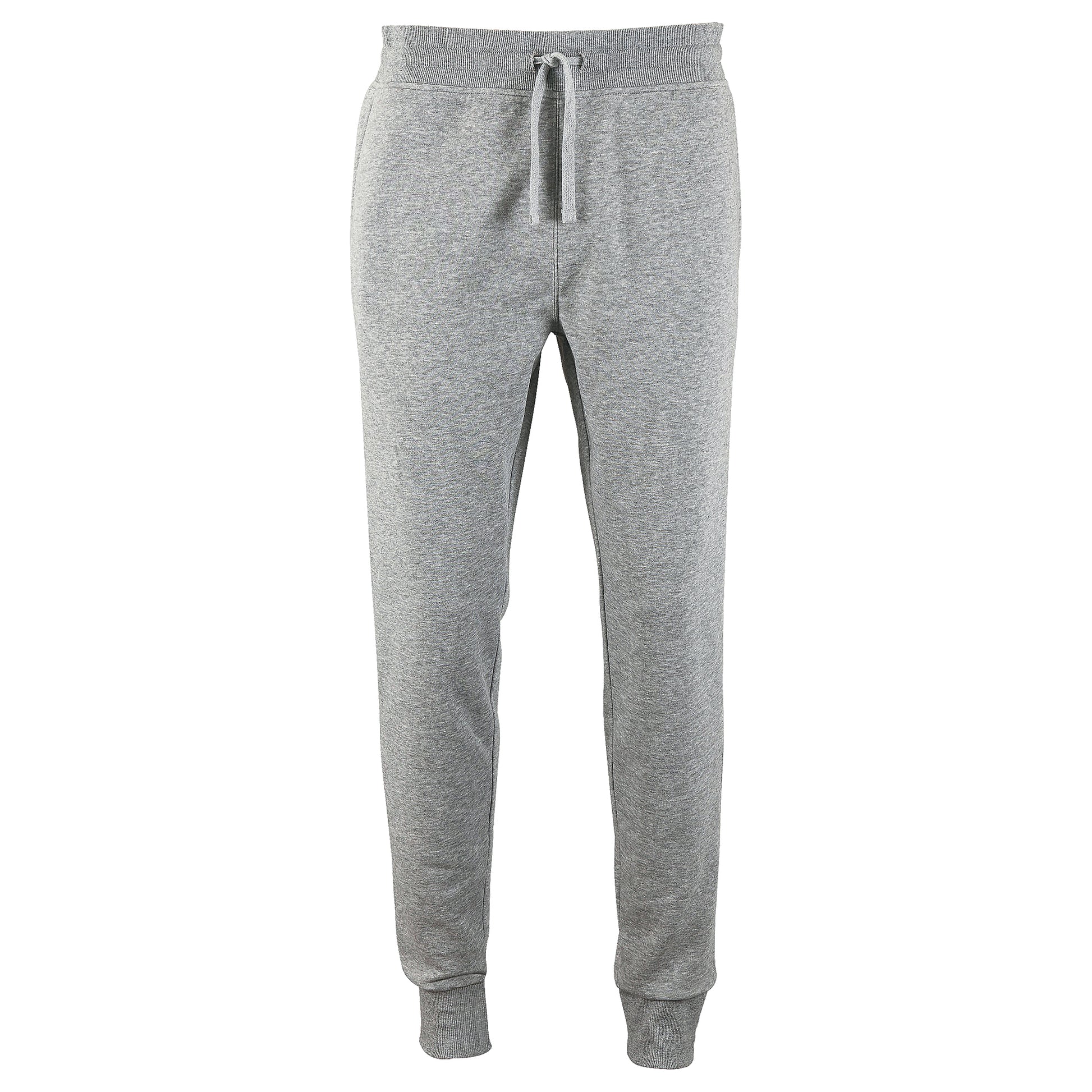 Grey Marl - Front - SOLS Mens Jake Slim Fit Jogging Bottoms