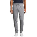 Grey Marl - Back - SOLS Mens Jake Slim Fit Jogging Bottoms