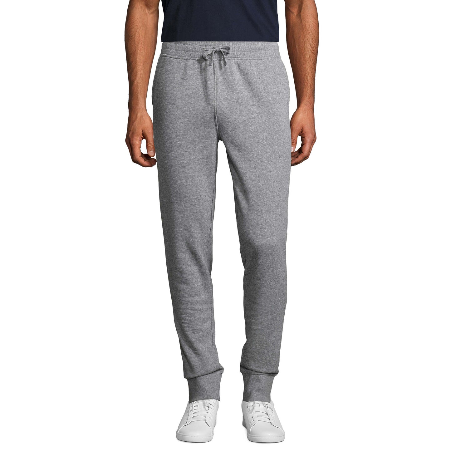 Grey Marl - Back - SOLS Mens Jake Slim Fit Jogging Bottoms