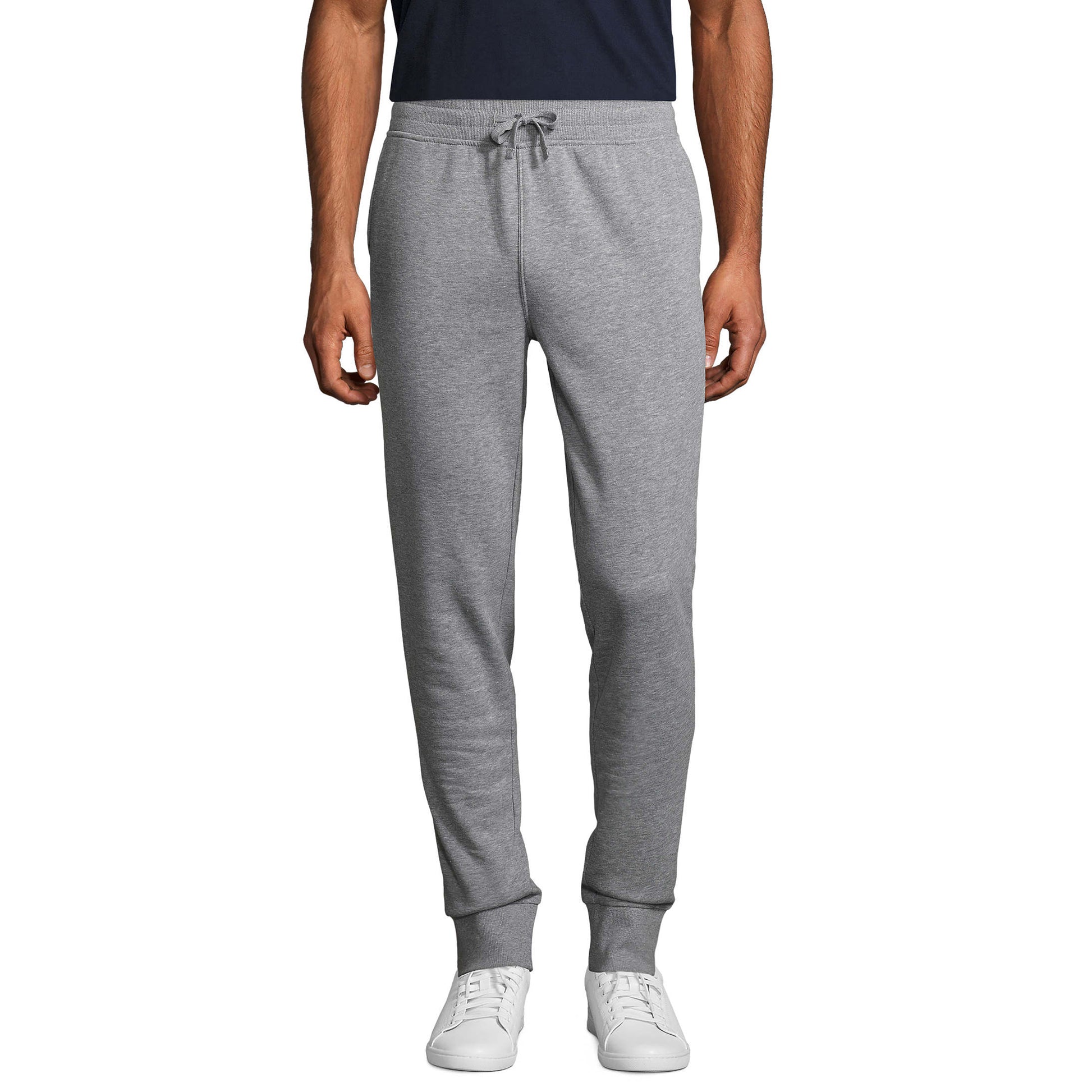 Grey Marl - Back - SOLS Mens Jake Slim Fit Jogging Bottoms
