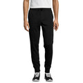 Black - Back - SOLS Mens Jake Slim Fit Jogging Bottoms