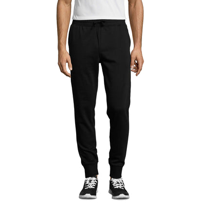Black - Back - SOLS Mens Jake Slim Fit Jogging Bottoms
