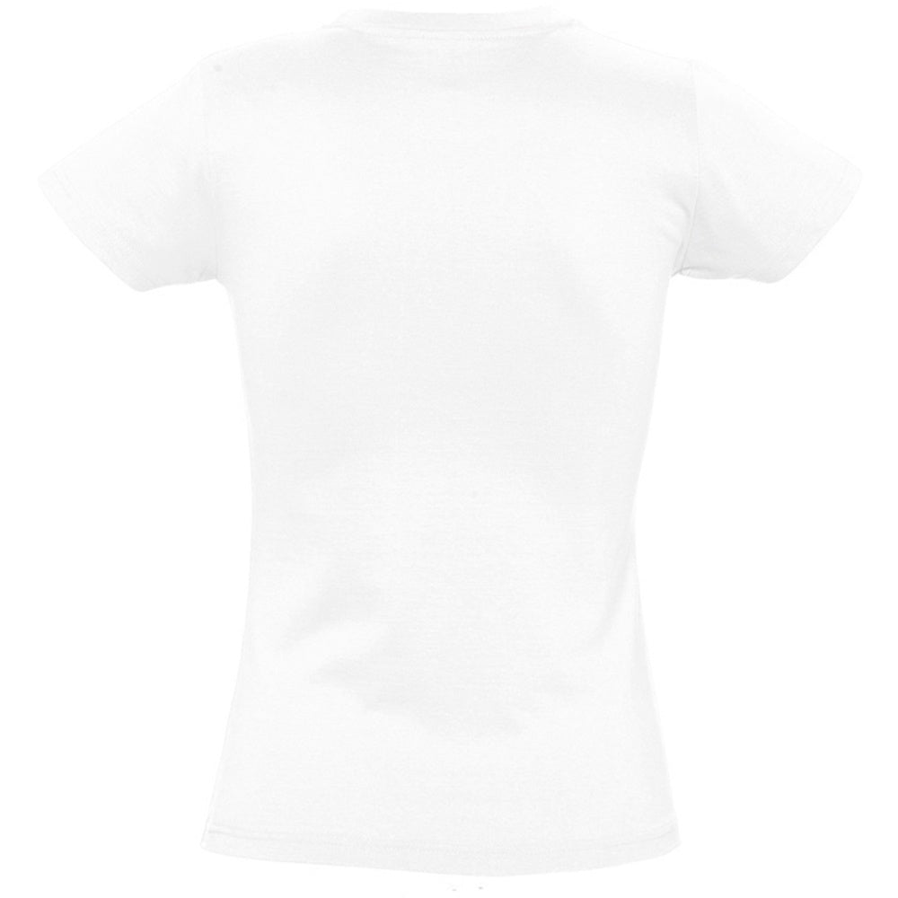 White - Back - SOLS Womens-Ladies Imperial Short-Sleeved T-Shirt