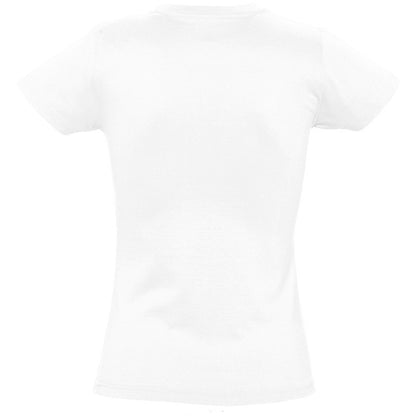 White - Back - SOLS Womens-Ladies Imperial Short-Sleeved T-Shirt
