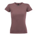 Ancient Pink - Front - SOLS Womens-Ladies Imperial Heavy Short Sleeve T-Shirt