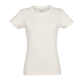 Off White - Front - SOLS Womens-Ladies Imperial Heavy Short Sleeve T-Shirt