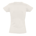 Off White - Back - SOLS Womens-Ladies Imperial Heavy Short Sleeve T-Shirt