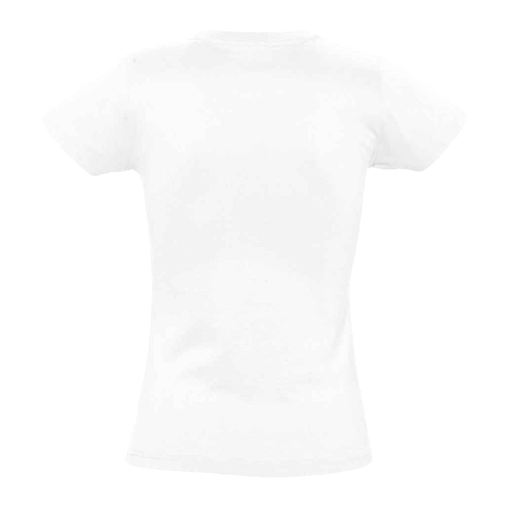 Absolute White - Back - SOLS Womens-Ladies Imperial Short-Sleeved T-Shirt