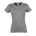 Grey Marl - Front - SOLS Womens-Ladies Imperial Heavy Short Sleeve T-Shirt