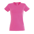 Orchid Pink - Front - SOLS Womens-Ladies Imperial Heavy Short Sleeve T-Shirt