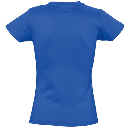 Royal Blue - Back - SOLS Womens-Ladies Imperial Short-Sleeved T-Shirt