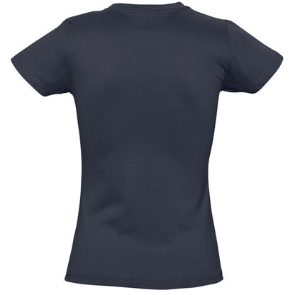 Mouse Grey - Back - SOLS Womens-Ladies Imperial Short-Sleeved T-Shirt
