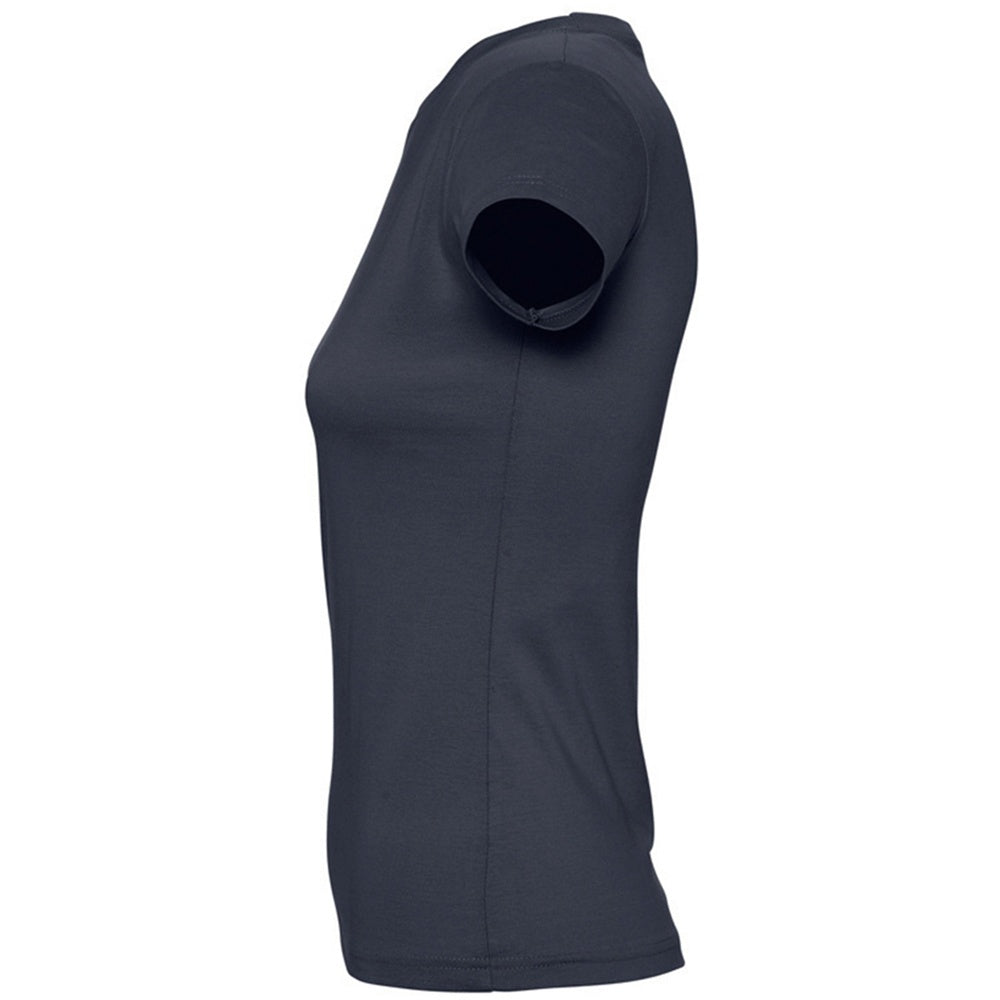 Mouse Grey - Side - SOLS Womens-Ladies Imperial Short-Sleeved T-Shirt