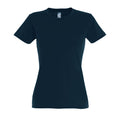 Petroleum Blue - Front - SOLS Womens-Ladies Imperial Heavy Short Sleeve T-Shirt