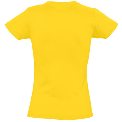 Gold - Back - SOLS Womens-Ladies Imperial Short-Sleeved T-Shirt