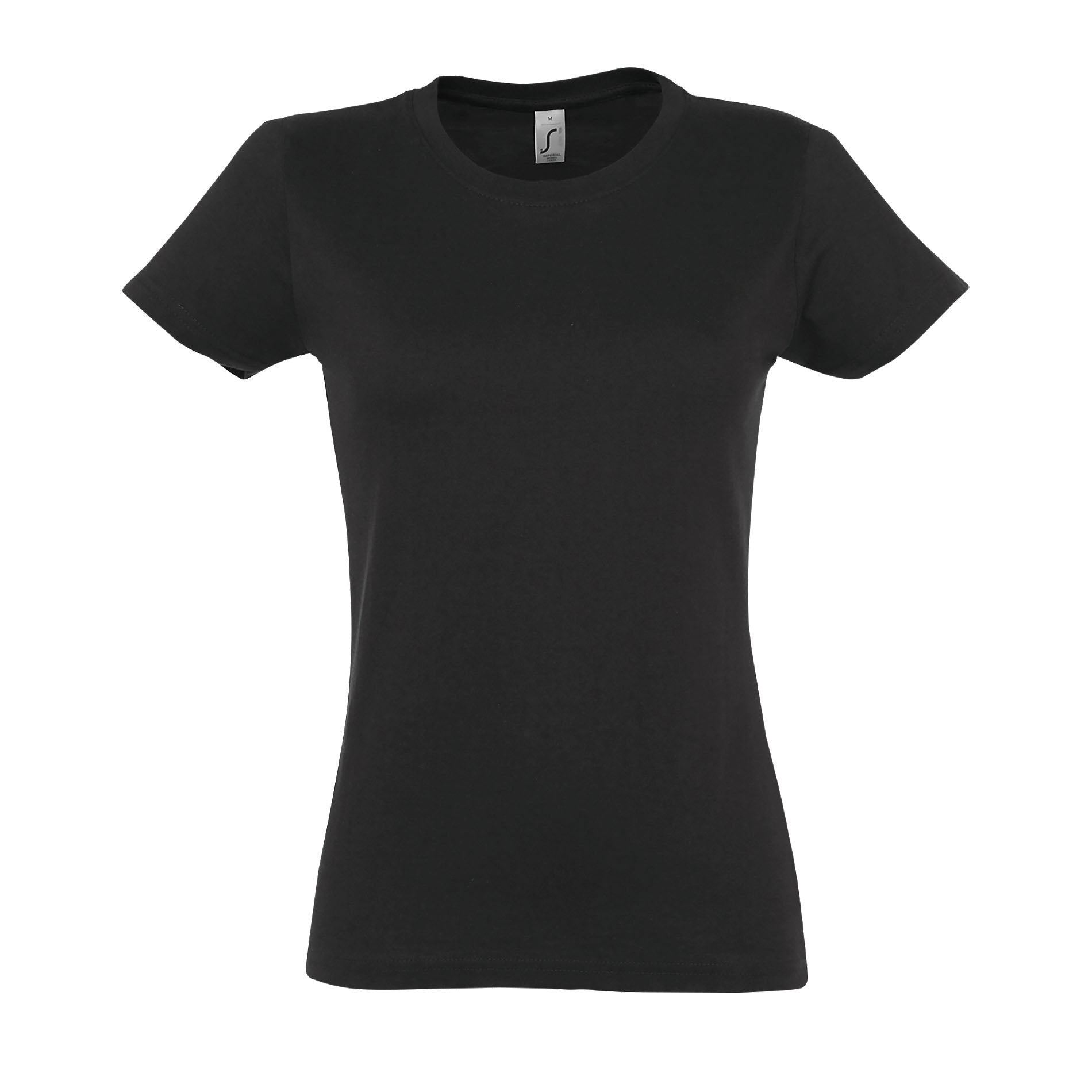 Dark Grey - Front - SOLS Womens-Ladies Imperial Short-Sleeved T-Shirt