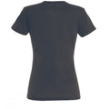 Dark Grey - Back - SOLS Womens-Ladies Imperial Short-Sleeved T-Shirt