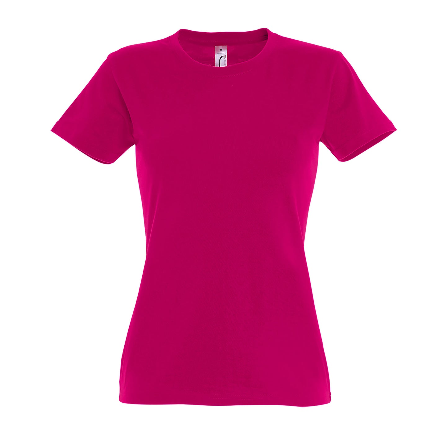 Fuchsia - Front - SOLS Womens-Ladies Imperial Short-Sleeved T-Shirt