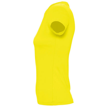 Lemon - Side - SOLS Womens-Ladies Imperial Short-Sleeved T-Shirt