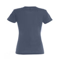 Denim - Back - SOLS Womens-Ladies Imperial Heavy Short Sleeve T-Shirt