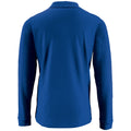 Royal Blue - Back - SOLS Mens Perfect Long Sleeve Pique Polo Shirt