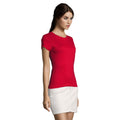 Red - Back - SOLS Womens-Ladies Regent Fit Short Sleeve T-Shirt