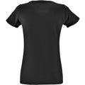Deep Black - Side - SOLS Womens-Ladies Regent Fit Short Sleeve T-Shirt