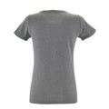 Grey Marl - Lifestyle - SOLS Womens-Ladies Regent Fit Short Sleeve T-Shirt