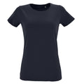 French Navy - Front - SOLS Womens-Ladies Regent Fit Short Sleeve T-Shirt