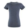 Heather Denim - Side - SOLS Womens-Ladies Regent Fit Short Sleeve T-Shirt