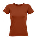 Terracotta - Front - SOLS Womens-Ladies Regent Fit Short Sleeve T-Shirt