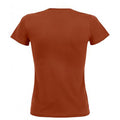 Terracotta - Back - SOLS Womens-Ladies Regent Fit Short Sleeve T-Shirt