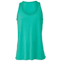 Deep Teal - Front - Bella + Canvas Youths Girls Flowy Racer Back Tank Top