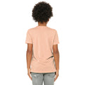 Peach Triblend - Side - Bella + Canvas Youths Tri-Blend T-Shirt